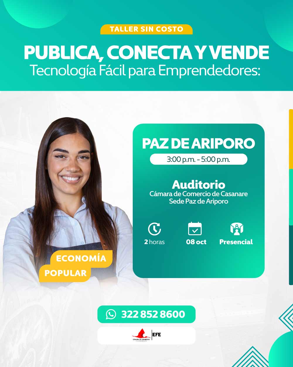 Taller en Paz de Ariporo- 08 octubre