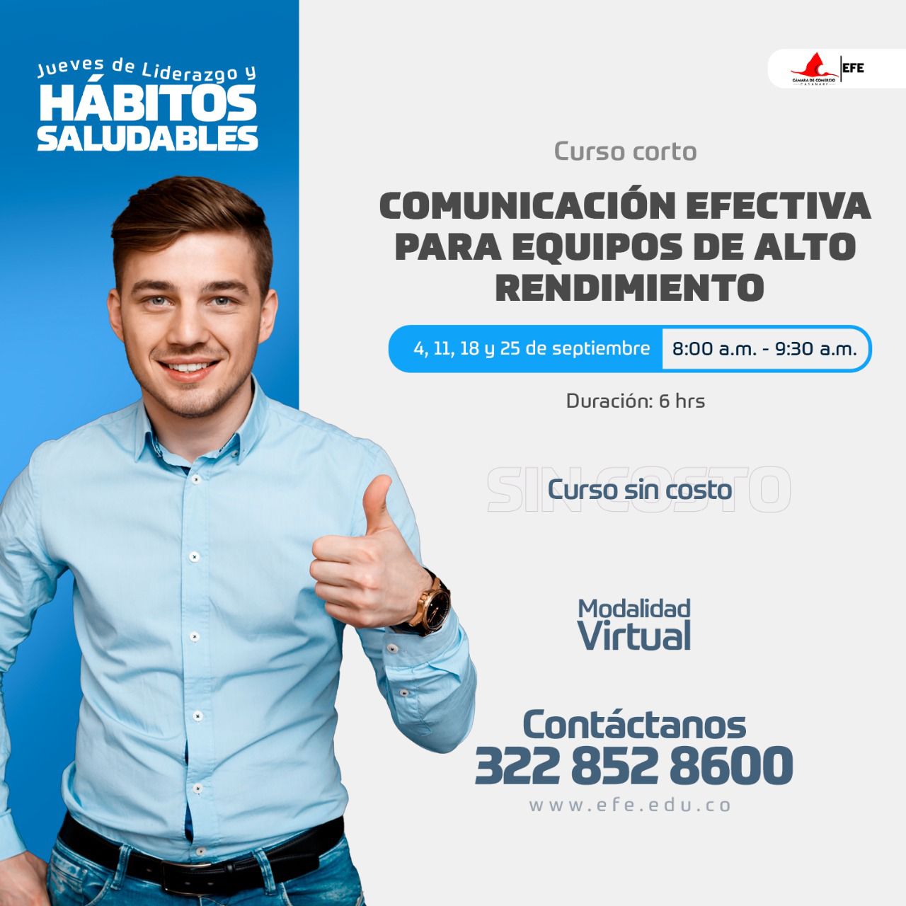Curso - Jueves de liderazgo y Hábitos saludables Septiembre