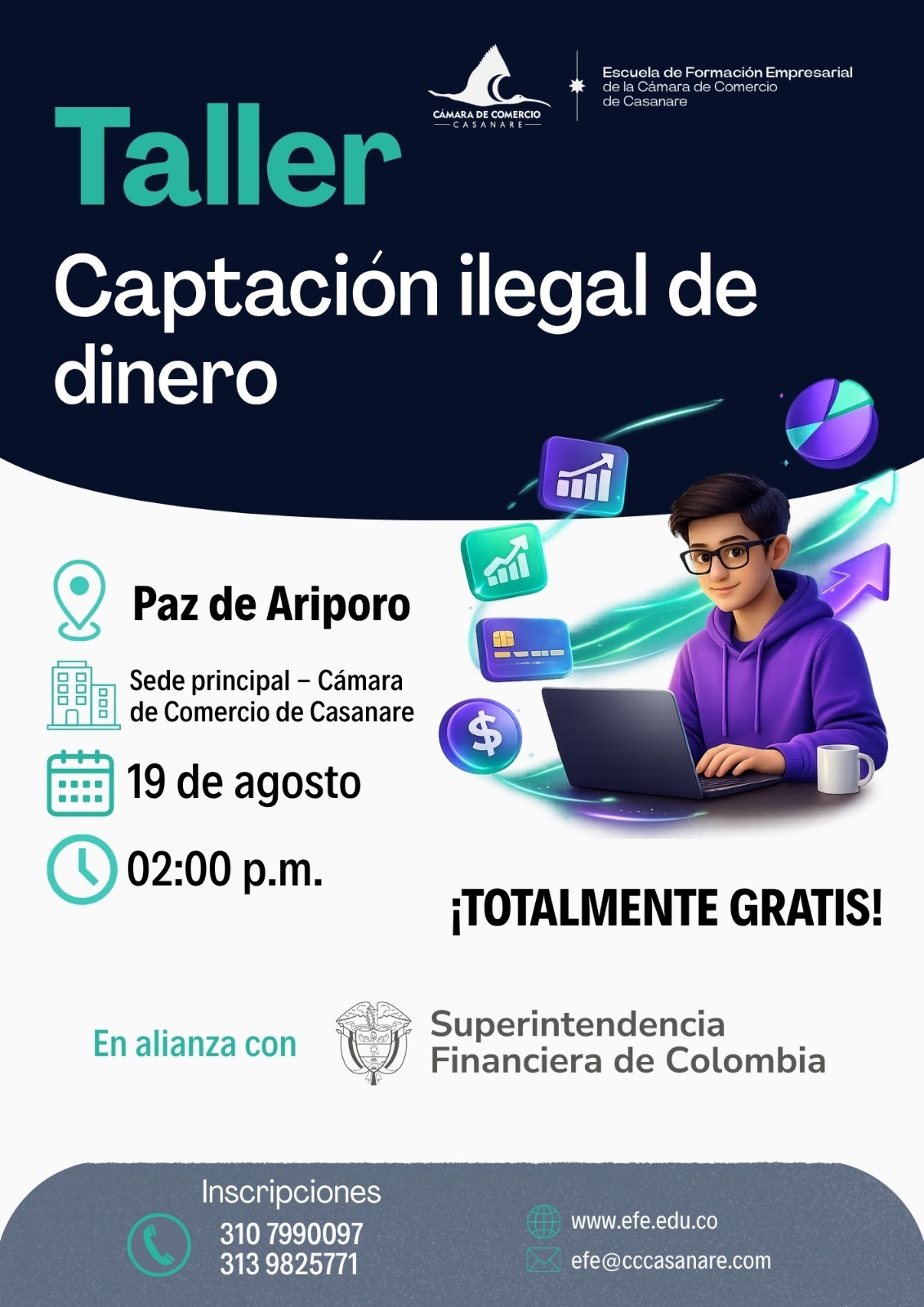 Taller - Captación ilegal de dinero - Paz de Ariporo